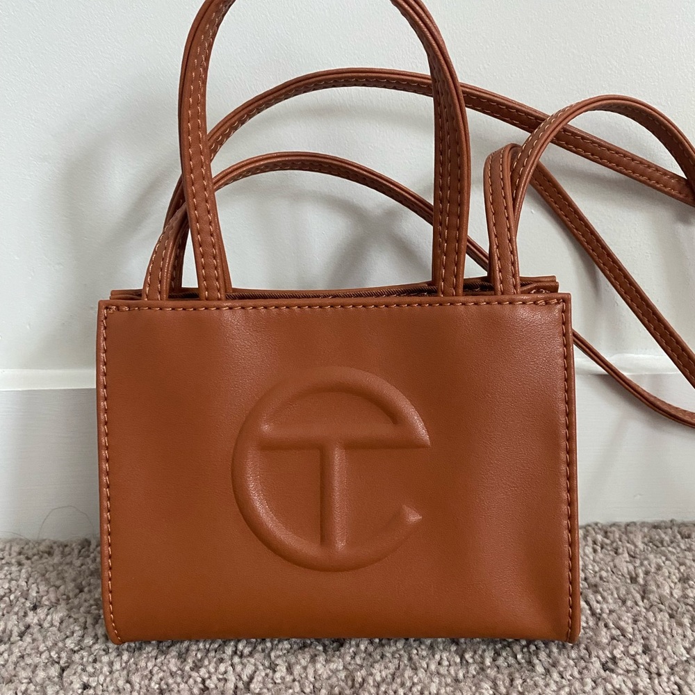 NEW Telfar small shopping bag - Tan